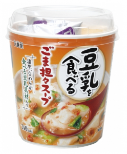 豆乳を食べる ごま担々スープ