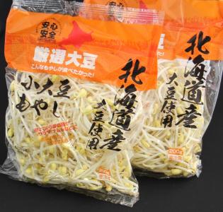 北海道産大豆使用小大豆もやし