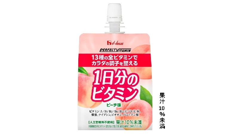 PERFECT VITAMIN 1日分のビタミンゼリーピーチ味