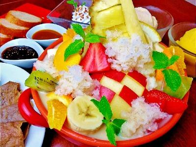 冷やしフルーツ鍋