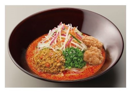 5種野菜と唐あげのロカボ担々麺