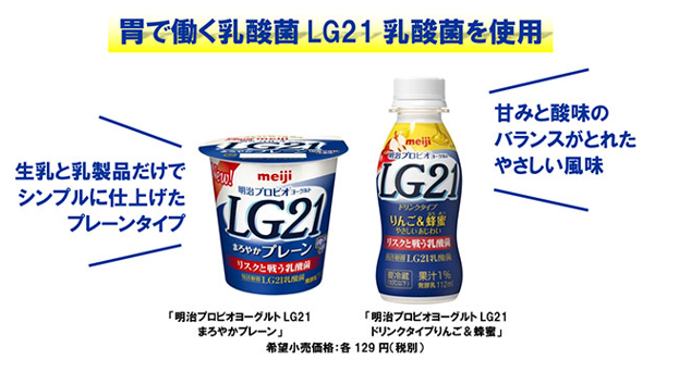 明治プロビオヨーグルトLG21