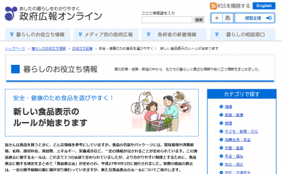 食品表示法